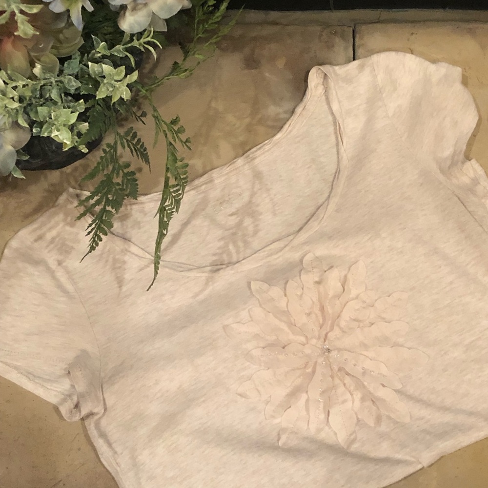 Ann Taylor LOFT Cap Sleeve Tee • Size XS - Picture 6 of 7